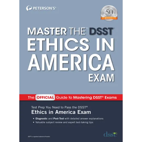 Master the Dsst Ethics in America Exam - Paperback