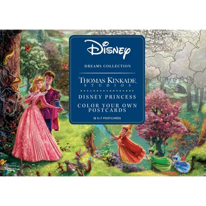Disney Dreams Collection Thomas Kinkade Studios Disney Princess Color Your Own P - Novelty