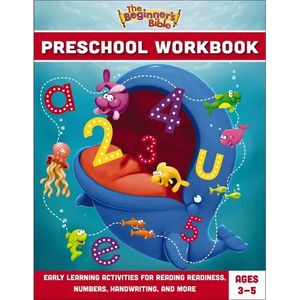 The Beginner's Bible Preschool Workbook: Early Learning Activities for Reading Readiness, Numbers, Handwriting, and More - Paperback