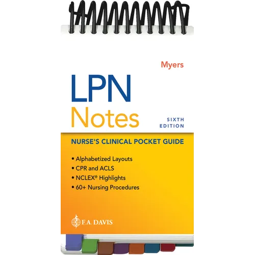 LPN Notes: Nurse's Clinical Pocket Guide - Spiral