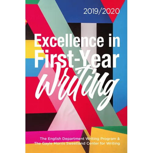 Excellence in First-Year Writing: 2019/2020 - Paperback