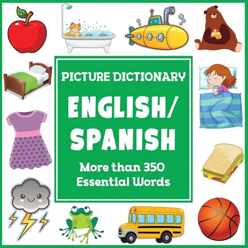 English Spanish Picture Dictionary - Paperback