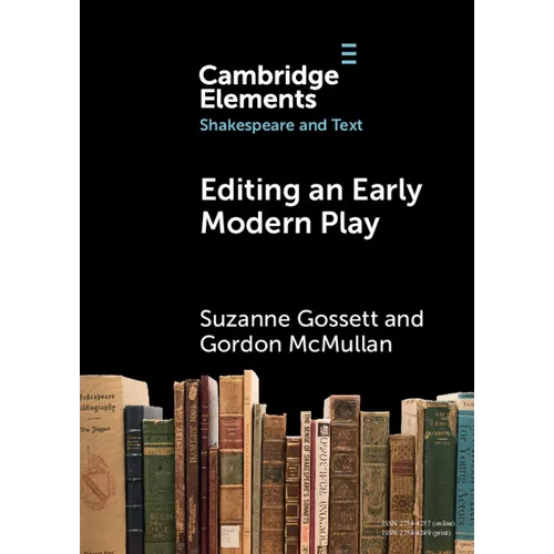 Editing an Early Modern Play - Paperback