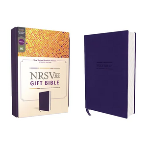Nrsvue, Gift Bible, Leathersoft, Blue, Comfort Print - Imitation Leather