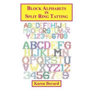 Block Alphabets in Split Ring Tatting - Paperback