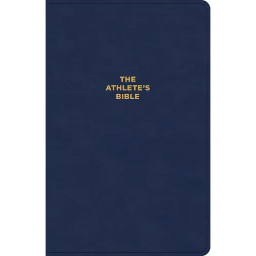 CSB Athlete's Bible, Revised and Updated, Optimal Type, Navy Leathertouch: Devotional Bible for Athletes - Imitation Leather