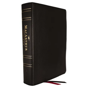 Esv, MacArthur Study Bible, Black Genuine Leather: Unleashing God's Truth One Verse at a Time (Holy Bible, English Standard Version) - Leather