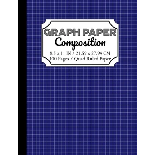 Graph Paper Composition Notebook: Quad Ruled 5 squares per inch: Math and Science Composition Notebook for Students 8,5x11 inch (216 x 279 mm) - Paperback