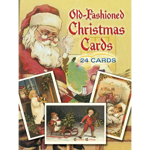 Old-Fashioned Christmas Cards: 24 Cards - Paperback