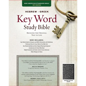 Hebrew-Greek Key Word Study Bible-NASB: Key Insights Into God's Word - Leather