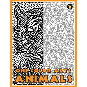 One Color ARTS: New Type of Relaxation & Stress Relief Coloring Book for Adults - Paperback