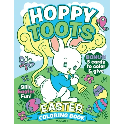 Hoppy Toots Easter Coloring Book