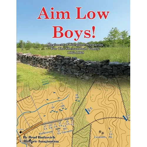 Aim Low Boys!: Regimental Wargame Scenarios in the Shenandoah Valley: 1862-1864 - Paperback
