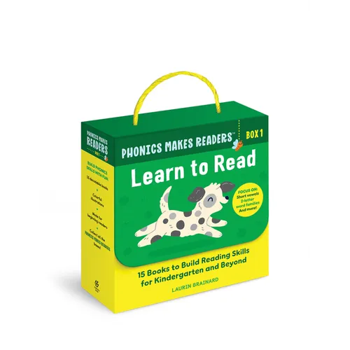 Phonics Makes Readers: Learn to Read Box 1: 15 Books to Build Reading Skills for Kindergarten and Beyond - Paperback