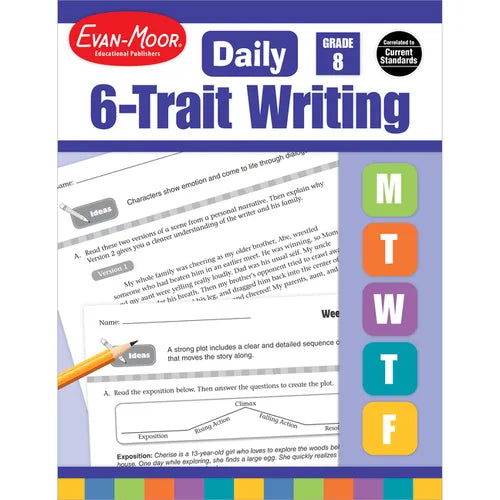 Daily 6-Trait Writing Grade 8 Te - Paperback