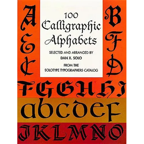 100 Calligraphic Alphabets - Paperback