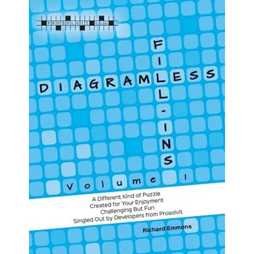 Diagramless Fill-Ins: Volume I - Paperback