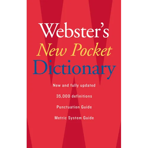 Webster's New Pocket Dictionary - Paperback