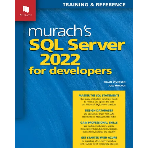 Murach's SQL Server 2022 for Developers - Paperback