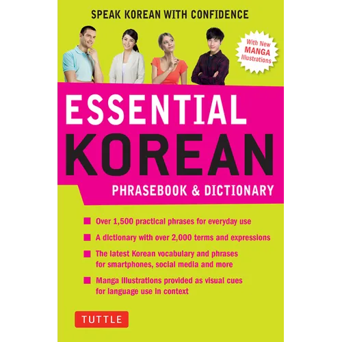 Essential Korean Phrasebook & Dictionary: Speak Korean with Confidence - Paperback