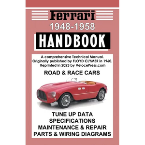 Ferrari Handbook 1948-1958 - A Comprehensive Technical Manual for the Road & Race Cars - Paperback