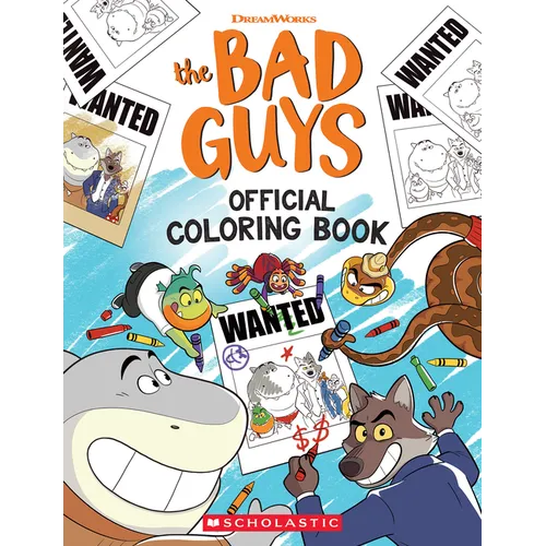 Bad Guys Coloring Book - Paperback