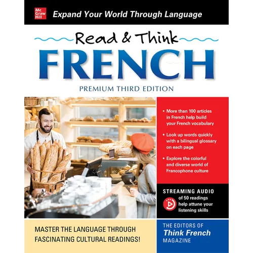 Read & Think French, Premium Third Edition - Paperback