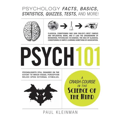 Psych 101: Psychology Facts, Basics, Statistics, Tests, and More! - Hardcover
