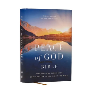 Peace of God Bible: Discover and Experience God's Shalom Throughout the Bible (Nkjv, Hardcover, Red Letter, Comfort Print) - Hardcover