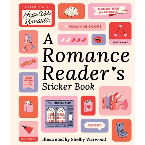 A Romance Reader's Sticker Book - Hardcover