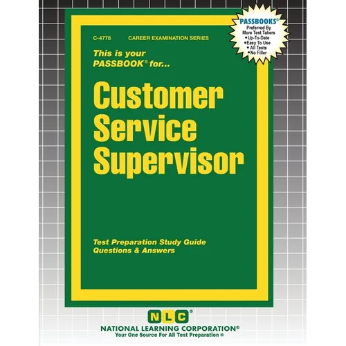 Customer Service Supervisor - Paperback