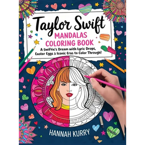Taylor Swift Mandalas Coloring Book: A Swiftie's Dream with Lyric Drops, Easter Eggs & Iconic Eras to Color Through! - Gift Idea for Kids, Adults, wit - Hardcover