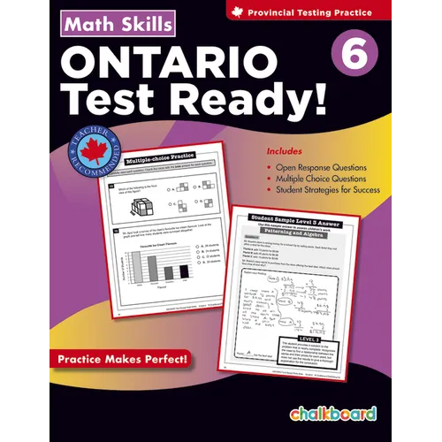 Ontario Test Ready Math Skills 6 - Paperback