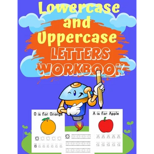 Lowercase and Uppercase letters Workbook: trace letters alphabet handwriting practice workbook, trace letters worksheet, upper and lowercase letters w - Paperback
