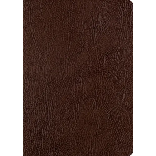 ESV Single Column Journaling Bible, Large Print (Mocha) - Bonded Leather