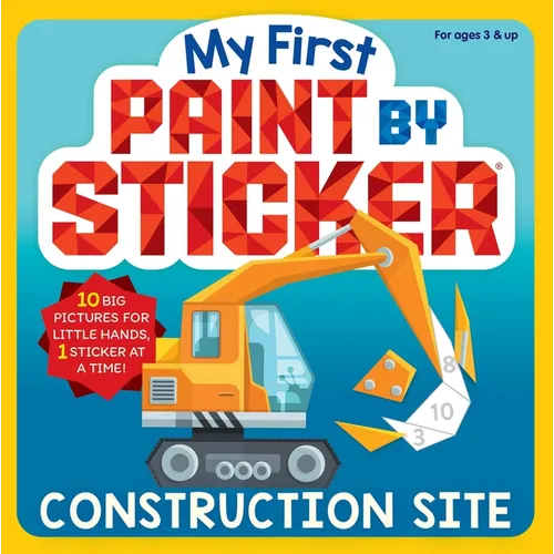My First Paint by Sticker: Construction Site - Paperback