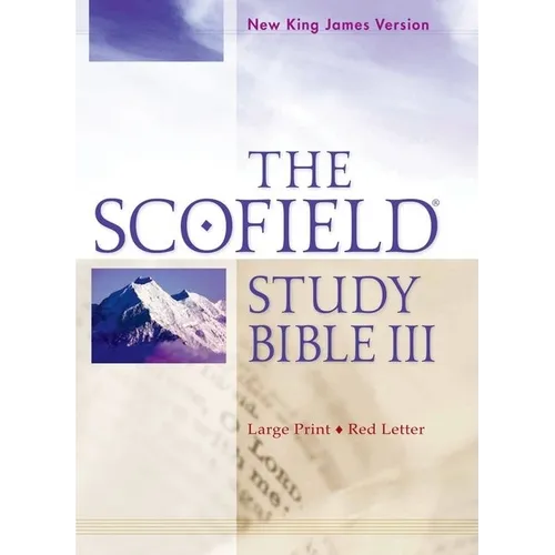 Scofield Study Bible III-NKJV-Large Print - Bonded Leather