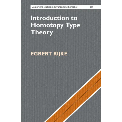 Introduction to Homotopy Type Theory - Hardcover
