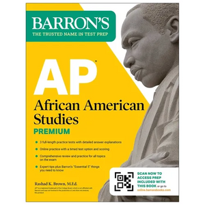 AP African American Studies Premium, First Edition: Prep Book with 3 Practice Tests + Comprehensive Review + Online Practice (2026) - Paperback