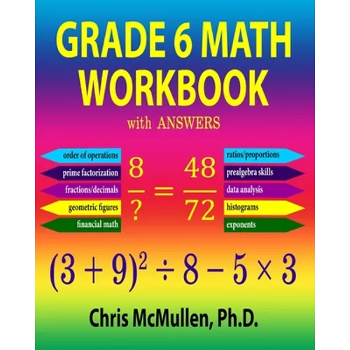 Grade 6 Math Workbook with Answers - Paperback