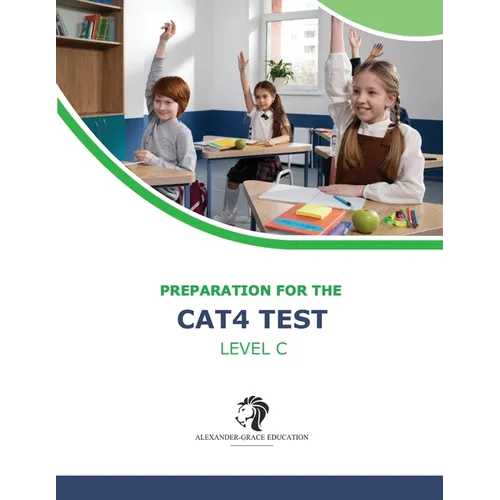 CAT4 Test Preparation - Level C (Ages 9-12) - Full Test Practice - Paperback