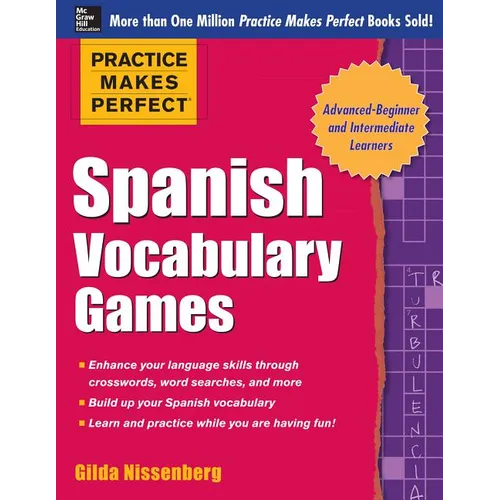 Spanish Vocabulary Games - Paperback