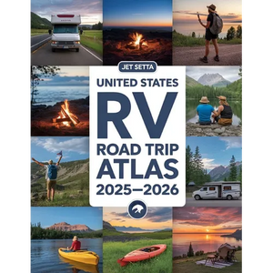 United States RV Road Trip Atlas 2025-2026: Complete Guide with Detailed Maps to Scenic Routes, Campgrounds, National Parks & Hidden Gems Across All 5 - Paperback