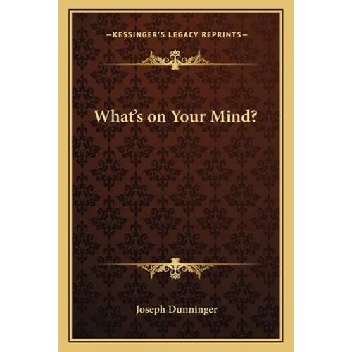 What's on Your Mind? - Paperback