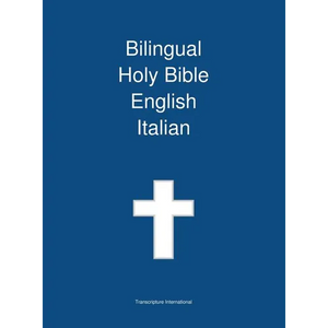 Bilingual Holy Bible, English - Italian - Hardcover