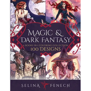 Magic and Dark Fantasy Coloring Collection: 100 Designs - Paperback