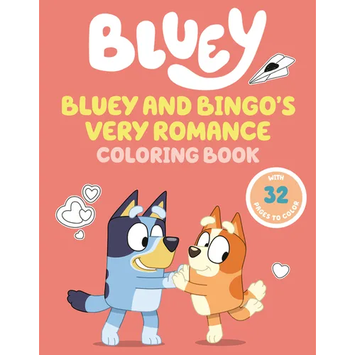 Bluey and Bingo's Very Romance Coloring Book - Paperback