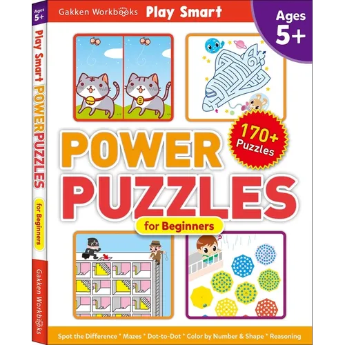 Play Smart Power Puzzles for Beginners: Ages 5+ - Paperback