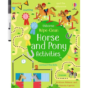 Wipe-Clean Horse and Pony Activities - Paperback