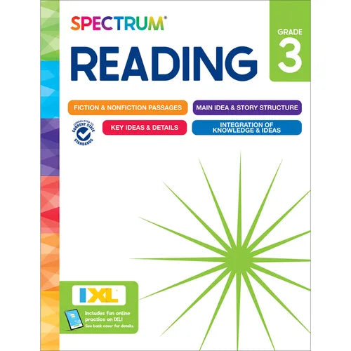 Spectrum Reading Workbook, Grade 3 - Paperback